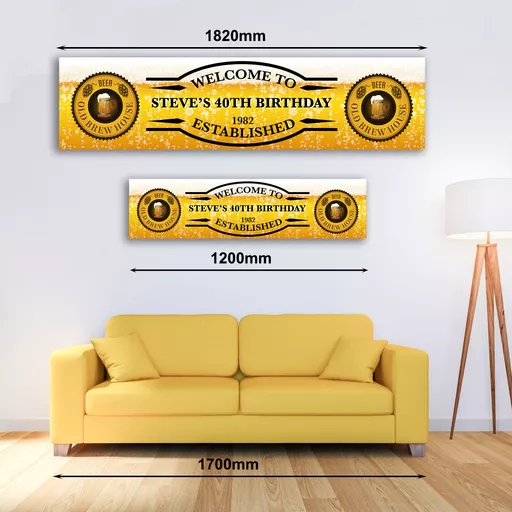 Personalised Banner - Beer Festival Banner