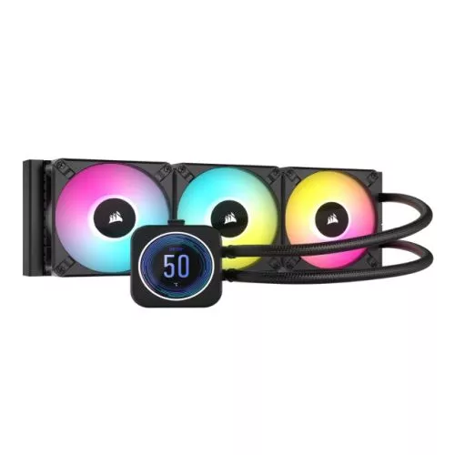 Corsair H170i ELITE LCD XT 420mm RGB Cooler Black