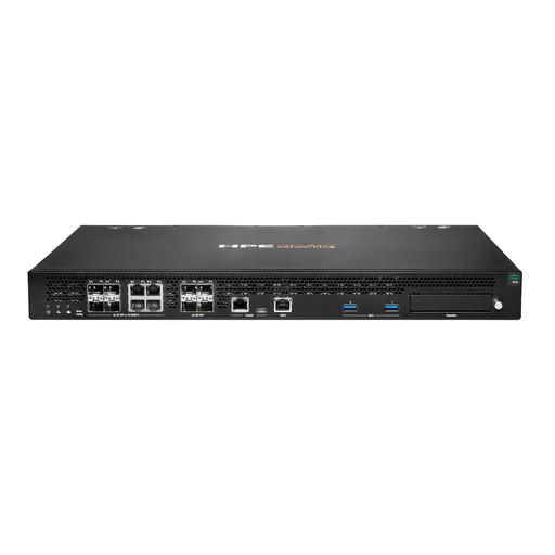 HPE Aruba Networking 9114 4x SFP+ 4x Combo 1x Expansion Slot Hybrid Gateway
