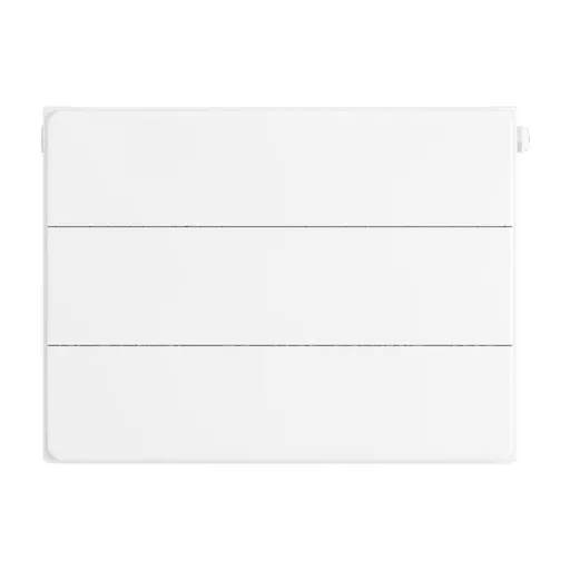 Flat Cover Plate with Lines 300 x 400 Gloss White