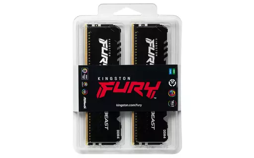 Kingston Technology FURY Beast RGB memory module 32 GB 2 x 16 GB DDR4 3600 MHz