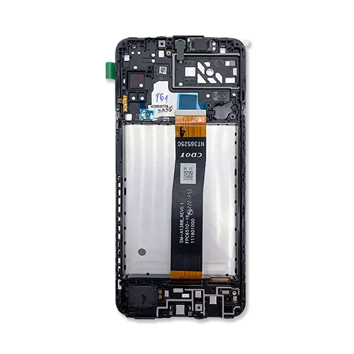 LCD Screen Assembly (With Frame) (Service Pack) (Black) - Galaxy A04s (2022) (A047)
