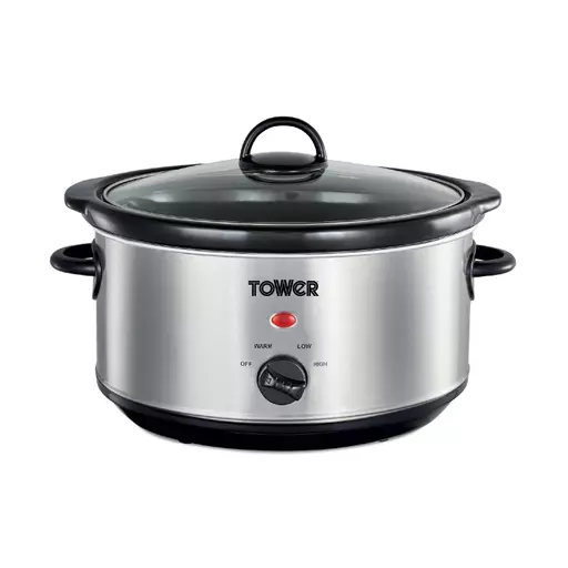 3.5 Litre Stainless Steel Slow Cooker