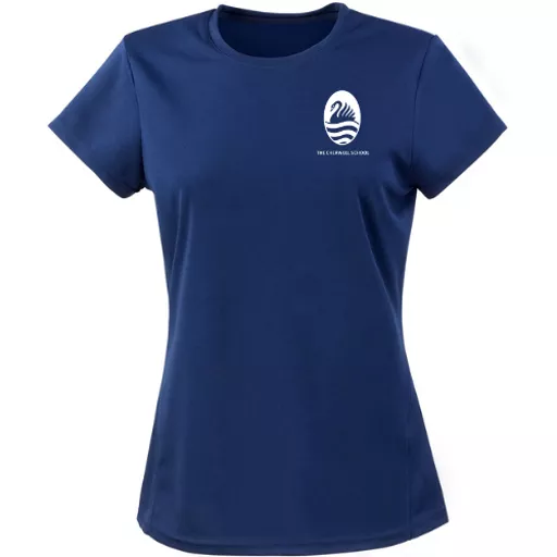 TheCherwellSchool_SportsShortSleeveT-Shirt_Ladies_Navy_Front.png