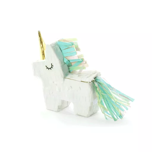 Mini Unicorn Pinata Table Decoration