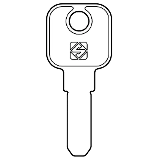 SILCA SSO4 Dimple Key Blank To Suit Siso