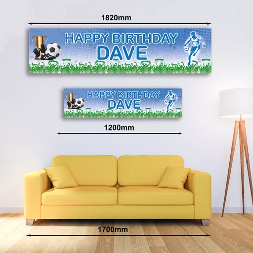 Personalised Banner - Football Banner