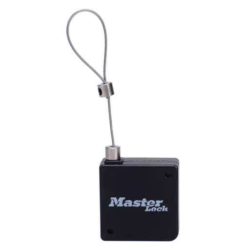MASTER LOCK Select Access Black Tether With Retractable Cable