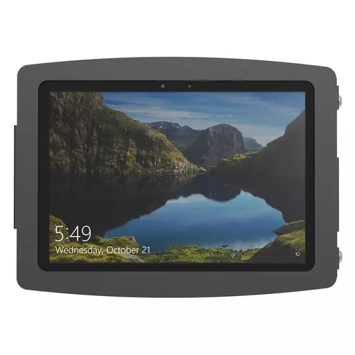 Compulocks Surface Go (1-3rd) Space Enclosure Wall Mount Black