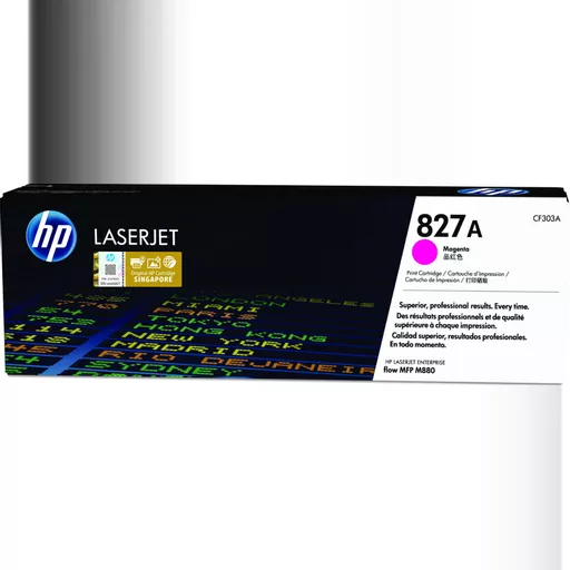 HP CF303A/827A Toner magenta, 32K pages ISO/IEC 19798 for HP Color LaserJet M 880