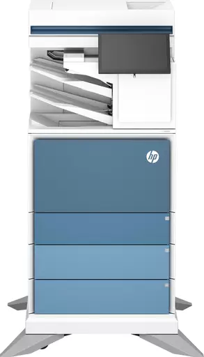 HP LaserJet Color Enterprise Flow MFP 6800zfsw Printer, Print, copy, scan, fax, Flow; Touchscreen; Stapling; TerraJet cartridge