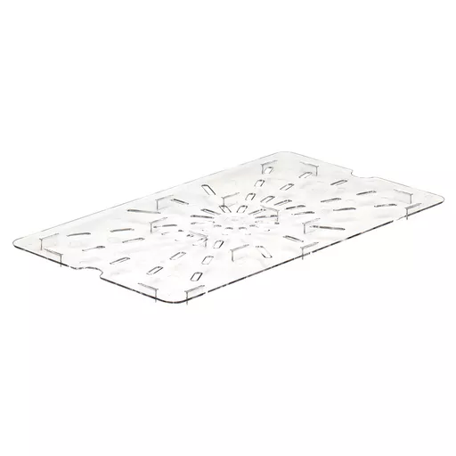 1/1 CLEAR GN DRAIN SHELF POLYCARBONATE CAMBRO