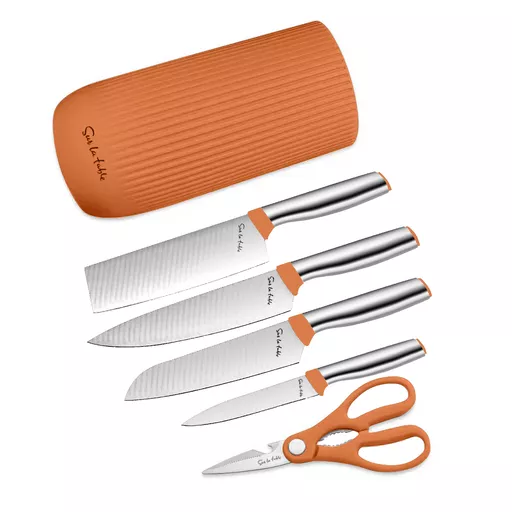 6 Piece Knife Set with Stand