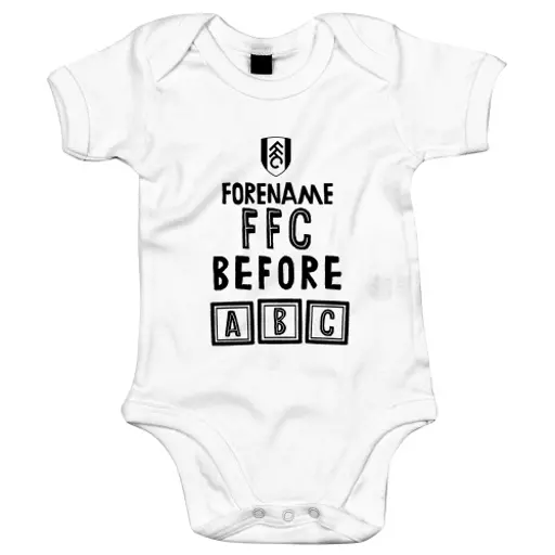 Fulham FC Before ABC Baby Bodysuit