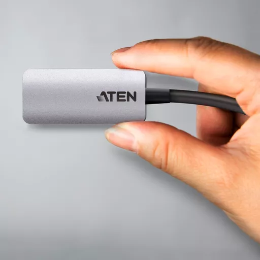 ATEN UC3008A1 video cable adapter 0.154 m USB Type-C HDMI Type A (Standard) Aluminium, Black