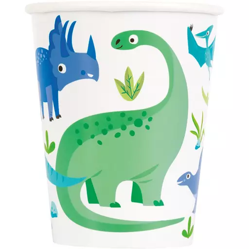 Blue & Green Dinosaur Cups
