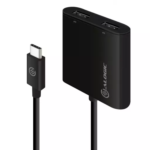 ALOGIC USB-C to Dual DisplayPort 2.0 Adapter-4K-30Hz