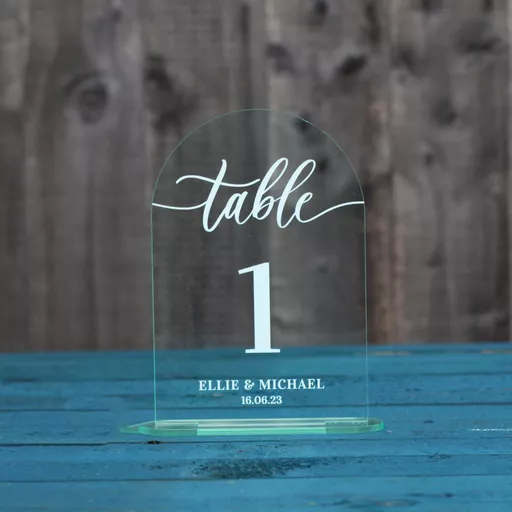 Table Numbers - Classic White