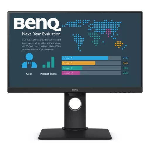 BenQ BL2480T computer monitor 60.5 cm (23.8") 1920 x 1080 pixels Full HD LED Black