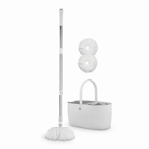 Swan Elevate Spin Mop and Bucket