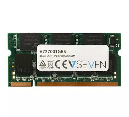 V7 1GB DDR1 PC2700 - 333Mhz SO DIMM Notebook Memory Module - V727001GBS