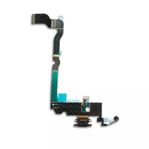 Charging Port Flex Cable (Space Grey) (CERTIFIED - Aftermarket) - For iPhone XS Max