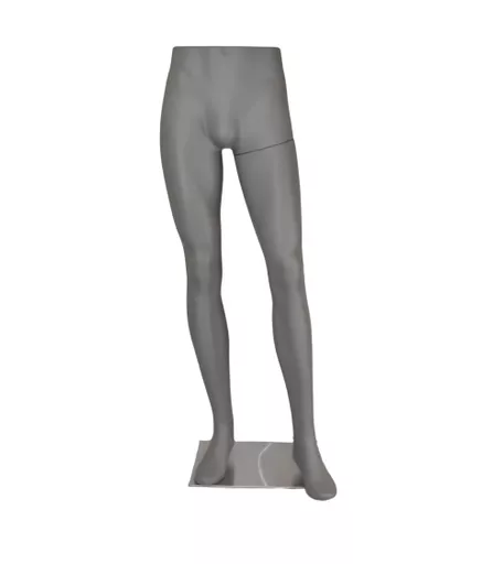 Matt Grey Male Form Leg Forward Mannequin Display