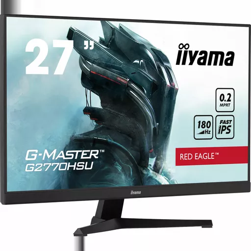 iiyama G-MASTER Unleash your full gaming potential with the Fast IPS G2770HSU Red Eagle