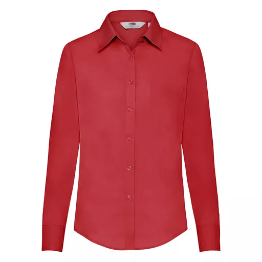 Ladies' Long Sleeve Poplin Shirt