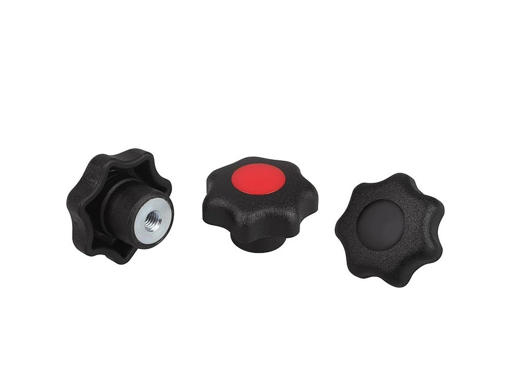 K0155 Star Grips Form K Threaded Bush With Cap Size M4-M16