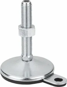 K0739 Swivel Feet In Steel With Fixing Hole & Hex Socket In Stainless Steel Size M10-M16