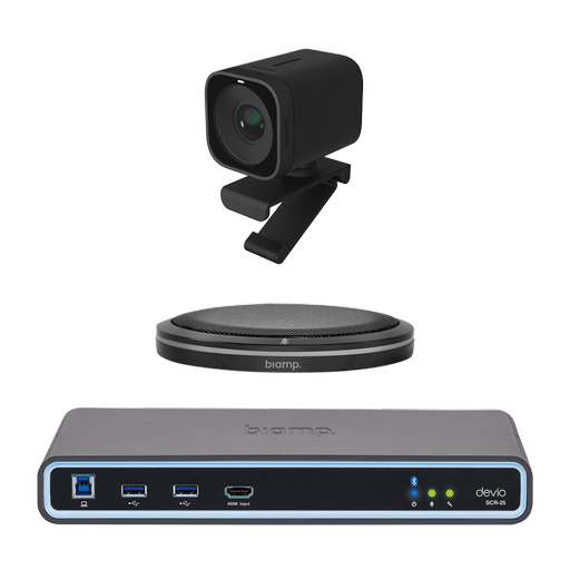 Biamp MRB-S-SCR25-TX  Meeting room bundle for huddle spaces