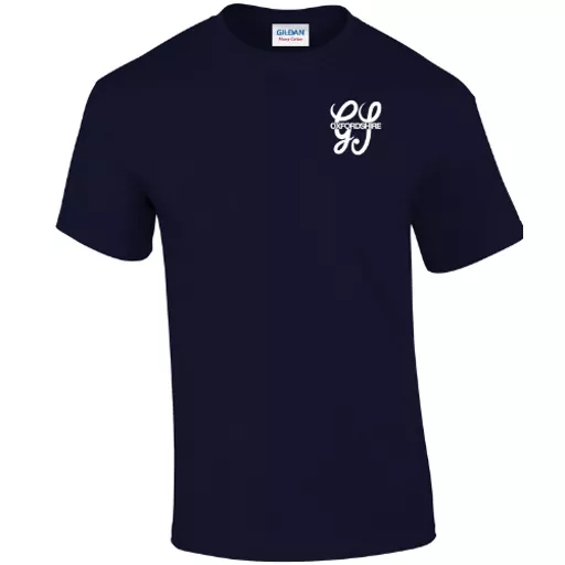 OxfordshireGangShow2027_FamilyT-Shirt_Navy_White_Front.png