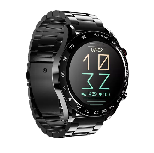 Smartwatch with 2025 metal band