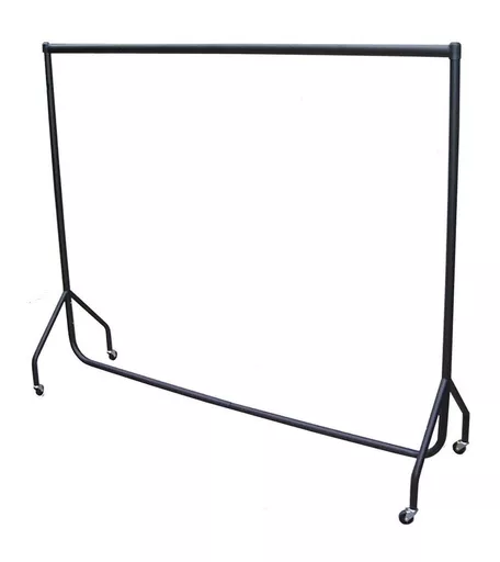 6ft Black Heavy Duty Clothes Rail