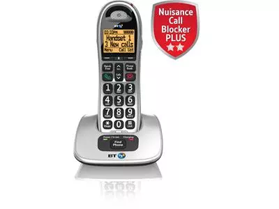 British Telecom BT4000 DECT telephone Caller ID Black