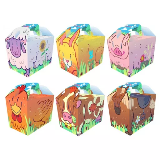 Cartoon Farm Party Box