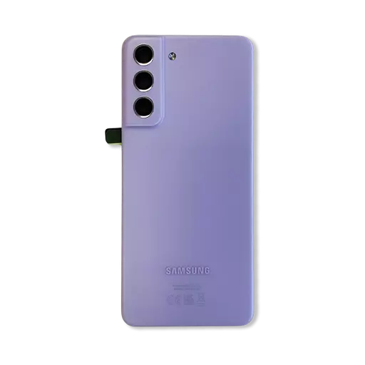 Back Cover w/ Camera Lens (Service Pack) (Violet) - For Galaxy S21 FE 5G (G990)