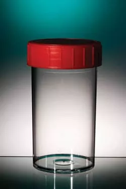 Container, , Straight Polypropylene with Screw Cap