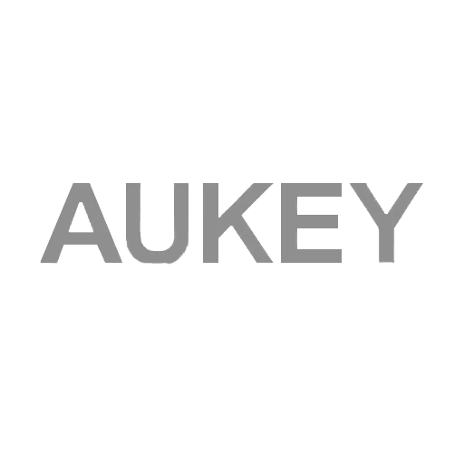 Aukey - 1.2m (2.4A) USB to MFi Lightning 90 Degree Braided Gaming Cable - Black Grey
