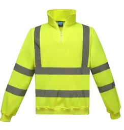 Hi-Vis 1/4 Zip Sweatshirt
