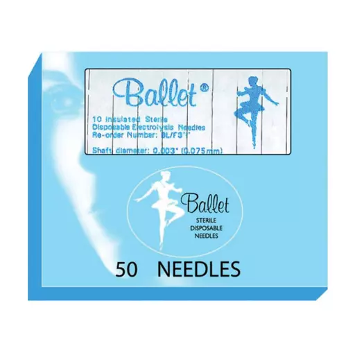 Ballet F Shank Insulated Needles Pack of 50