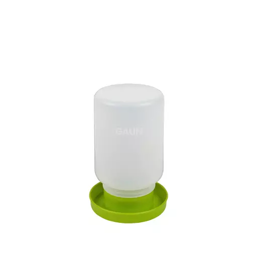 Plastic Jam Jar Bottle Drinker with green base