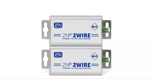 2N Telecommunications 2WIRE-SET OF 2 ADAPTORS signal converter Aluminium, Metallic