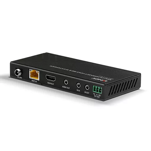Lindy 100m Cat.6 HDMI 4K60, IR and RS-232 HDBaseT Extender, Receiver