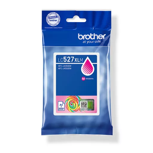 Brother LC-527XLM Ink cartridge magenta high-capacity, 2K pages ISO/IEC 19752 for Brother MFC-J 4350