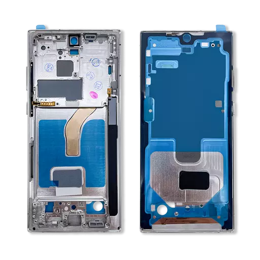 Mid Frame Assembly (REFRESH+) (Phantom White) - For Galaxy S22 Ultra 5G (S908)