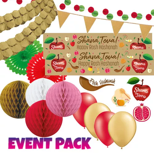 Rosh Hashanah Jewish New Year Decoration Pack