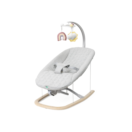 Chicco Zen Wave Rocker with Natural Rocking Motion, Wooden Grey, Grey - Image 3