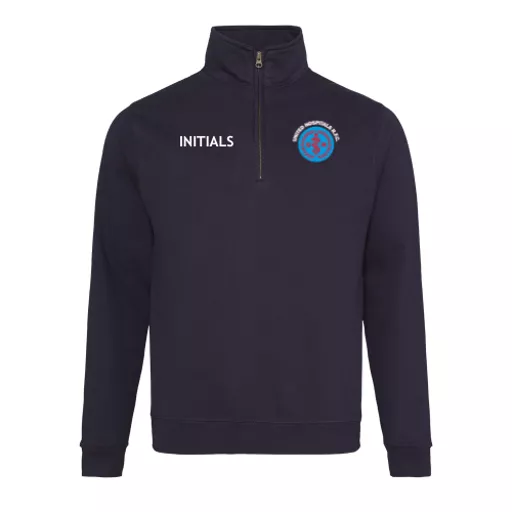 UnitedHospitalsRFC_JustHoods14ZipSweatshirt_NewFrenchNavy_Front.png